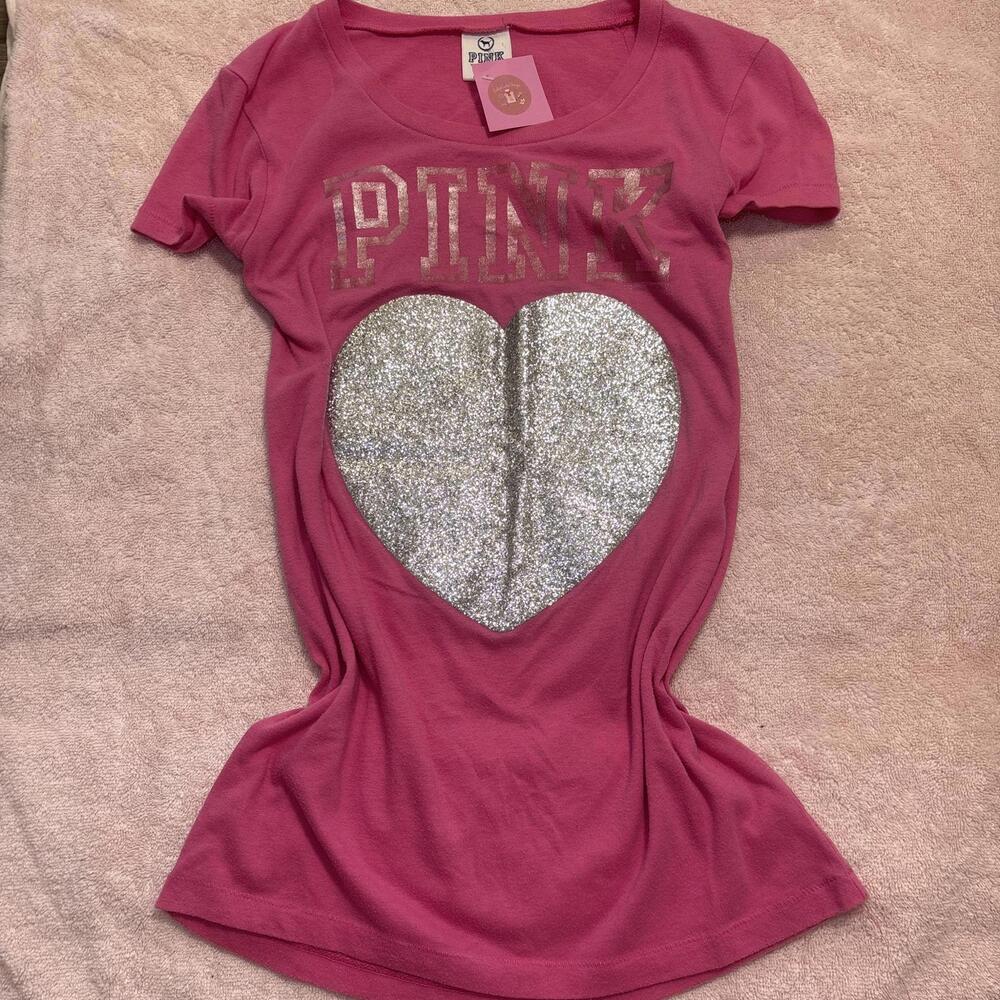 y2k PINK victoria's secret baby tee - Picture 2 of 5